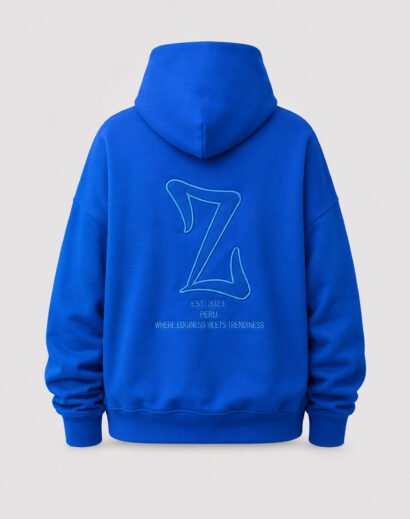 BLUE Z OVERSIZED HOODIE