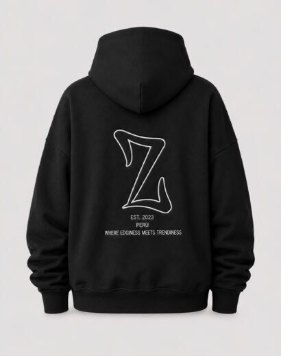 BLACK Z OVERSIZED HOODIE